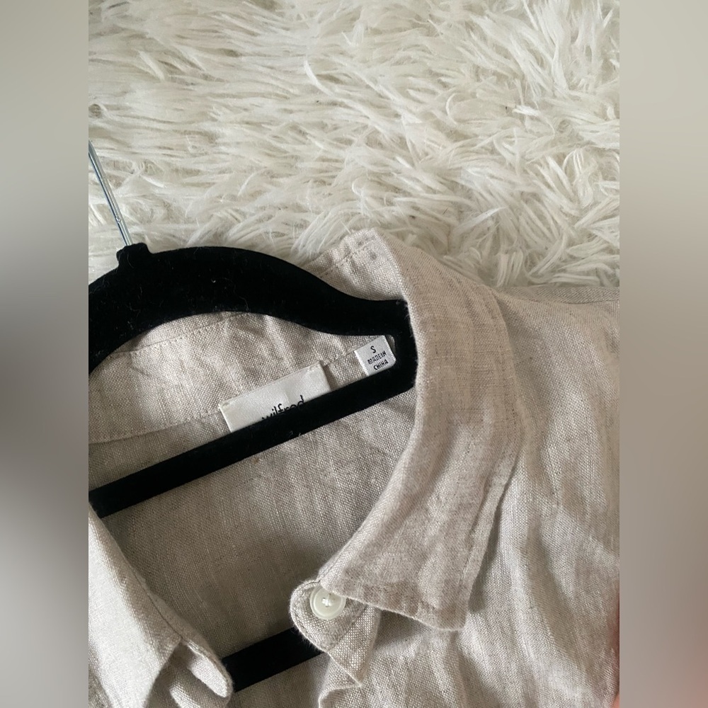Aritzia Wilfred Eleta Linen Maxi Dress - Picture 6 of 14